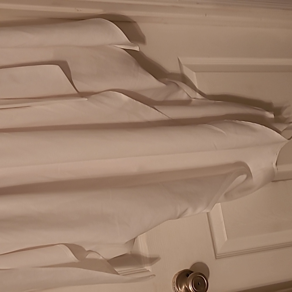 LIVD Tina Tulip Hem Pocket White Dress 1x Flowy - Picture 5 of 9